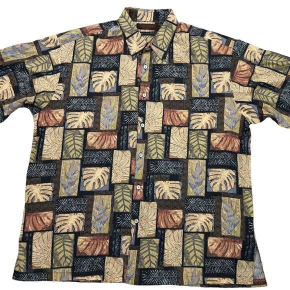 Tori Richard Hawaiian Shirt Mens XL Cotton Lawn Vintage Made USA - Picture 1 of 8